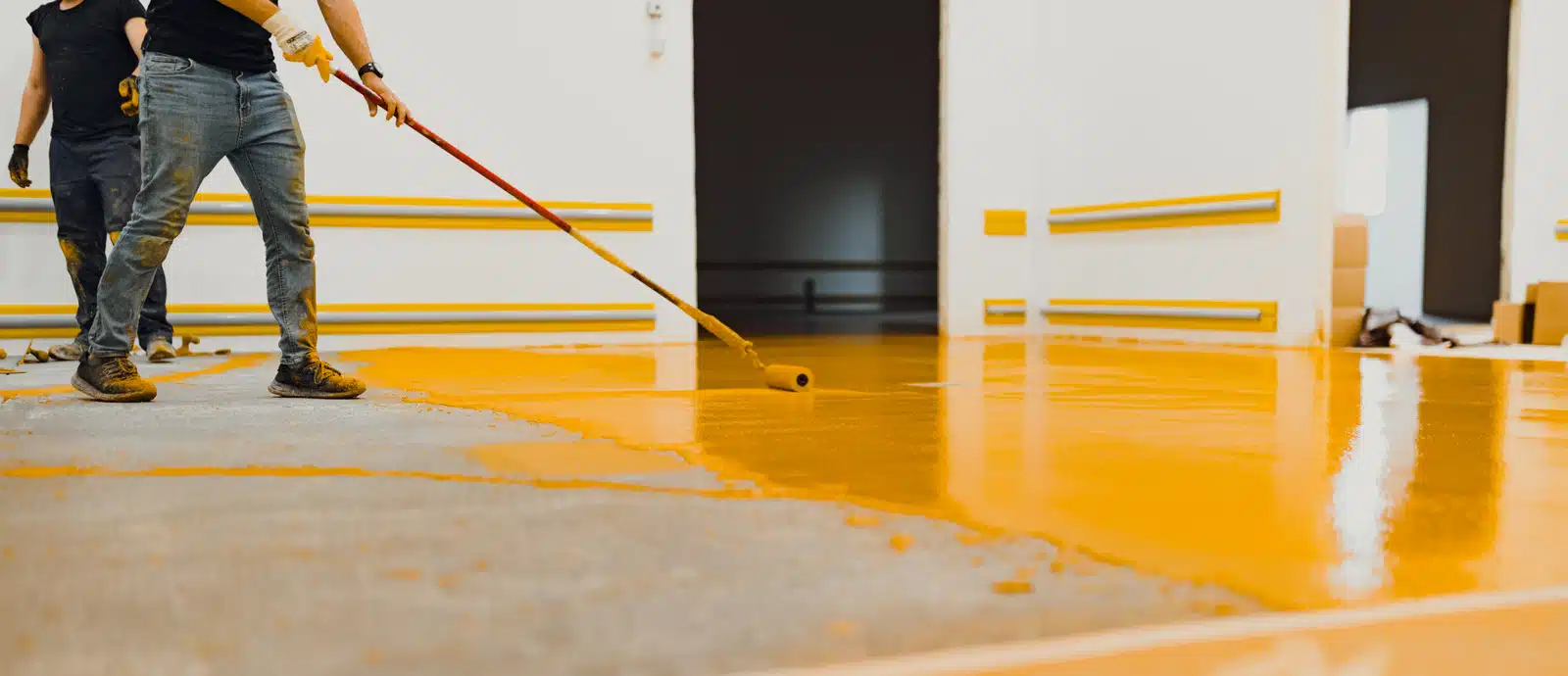 PU (polyurethane) flooring installed by Concrete Doctor in Dubai